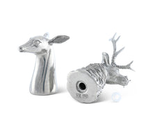 Load image into Gallery viewer, Stag and Doe Salt & Pepper Set