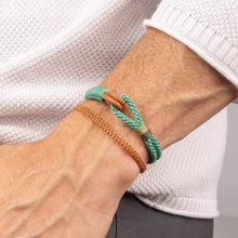 Load image into Gallery viewer, Nautical Rope Bracelet | Leather Bracelet | Gift for Men