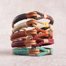 Load image into Gallery viewer, Nautical Rope Bracelet | Leather Bracelet | Gift for Men
