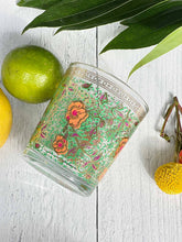 Load image into Gallery viewer, Set of 6 Drinking Glasses Clear Hand Painted Garden Design