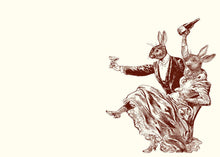 Load image into Gallery viewer, Haristocracy Rabbits A6 Notes