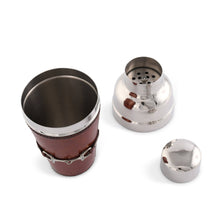 Load image into Gallery viewer, Premium Genuine Leather Equestrian Bit Cocktail Shaker