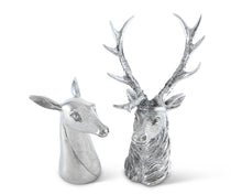 Load image into Gallery viewer, Stag and Doe Salt & Pepper Set