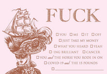 Load image into Gallery viewer, Trio of Fuck Calling Cards