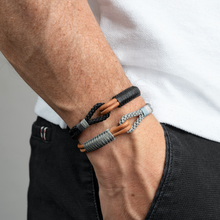 Load image into Gallery viewer, Nautical Rope Bracelet | Leather Bracelet | Gift for Men