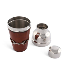 Load image into Gallery viewer, Premium Genuine Leather Equestrian Bit Cocktail Shaker