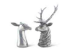 Load image into Gallery viewer, Stag and Doe Salt & Pepper Set