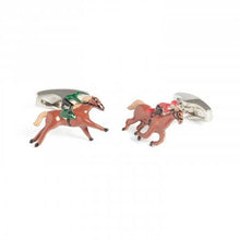 Load image into Gallery viewer, Horse Racing Cufflinks 2