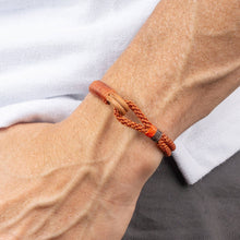 Load image into Gallery viewer, Nautical Rope Bracelet | Leather Bracelet | Gift for Men