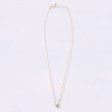 Load image into Gallery viewer, Dainty Silver + Gold Heart Necklace