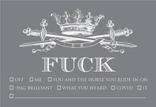 Load image into Gallery viewer, Trio of Fuck Calling Cards