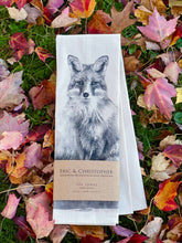 Load image into Gallery viewer, American Woodlands Collective Fox Tea Towel
