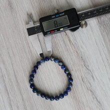 Load image into Gallery viewer, Lapis Lazuli Bracelet 4mm/6mm/8mm - Crystals & Stones