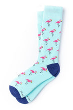 Load image into Gallery viewer, Flocking Fabulous Flamingo Socks by Alynn