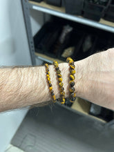 Load image into Gallery viewer, Tiger's Eye Bracelet 4mm/6mm/8mm - Crystals & Stones