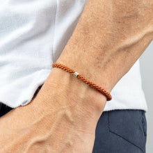 Load image into Gallery viewer, Men's Braided Bracelet | Rope Bracelet | Silver Bracelet |
