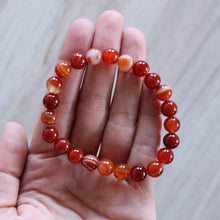 Load image into Gallery viewer, Carnelian Bracelet 4mm/6mm/8mm - Crystals &amp; Stones
