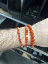 Load image into Gallery viewer, Carnelian Bracelet 4mm/6mm/8mm - Crystals &amp; Stones
