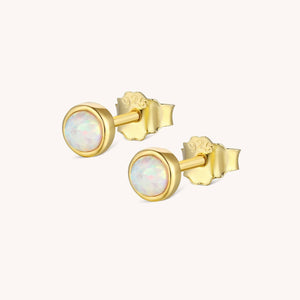 Opal Stud Earrings