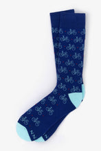 Load image into Gallery viewer, The Cycle Of Life Bicycle Sock -  Carded Cotton by Alynn
