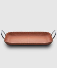 Load image into Gallery viewer, Durango Brown Leather Rectangle Tray
