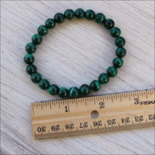Load image into Gallery viewer, Malachite Bracelet 4mm/6mm/8mm - Crystals &amp; Stones

