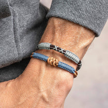 Load image into Gallery viewer, Men's Knot Bracelet | Leather Bracelet | Adjustable Bracelet
