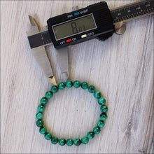Load image into Gallery viewer, Malachite Bracelet 4mm/6mm/8mm - Crystals &amp; Stones
