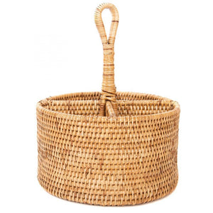 Artifacts Rattan 4 Section Caddy/Cutlery Holder