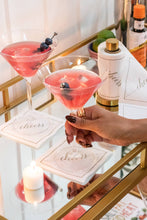 Load image into Gallery viewer, Golden Salute Cheers Luxury Disposable Cocktail Napkins
