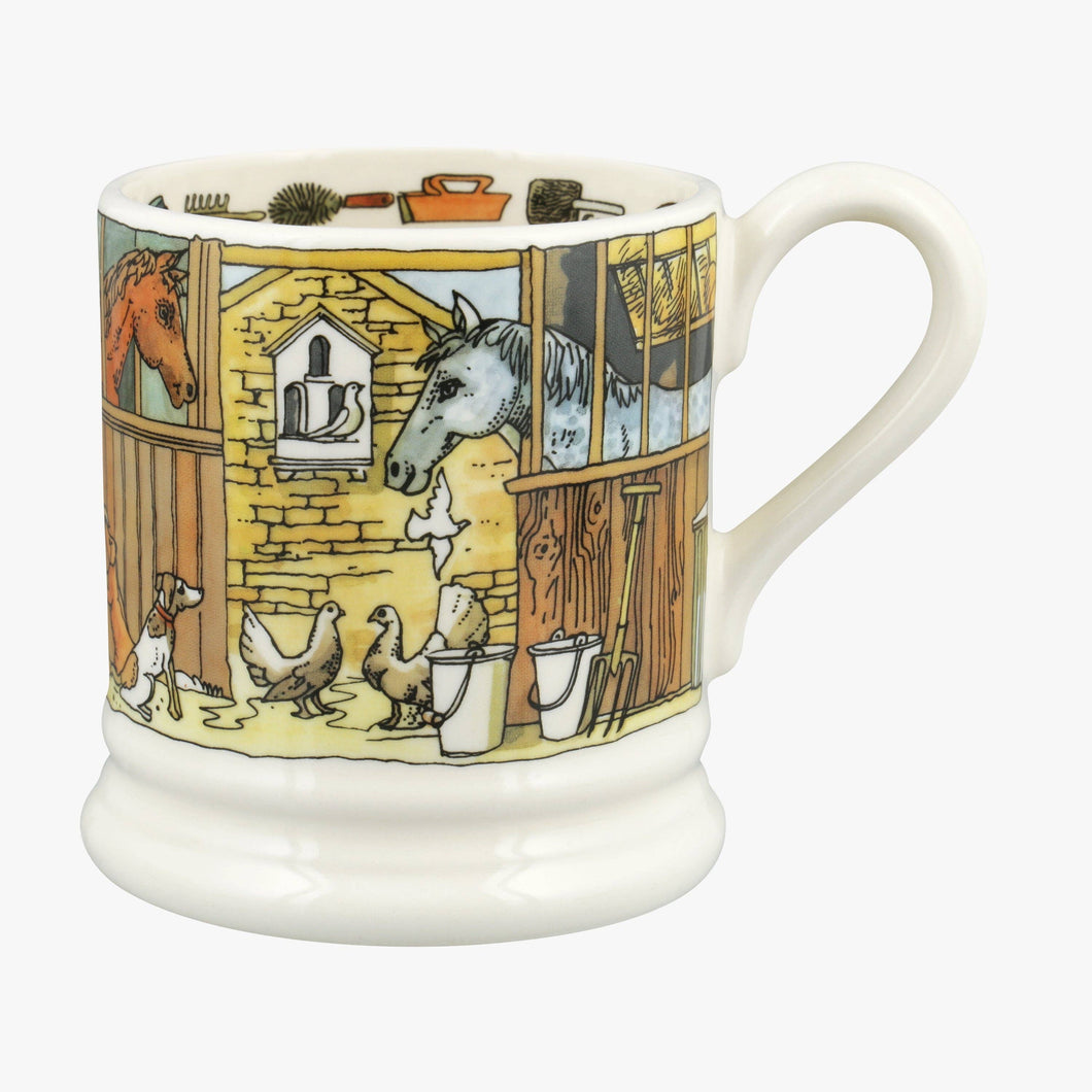 Down At The Stables 1/2 Pint Mug