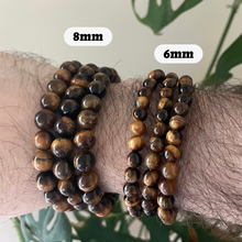 Load image into Gallery viewer, Tiger's Eye Bracelet 4mm/6mm/8mm - Crystals &amp; Stones
