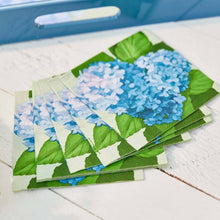 Load image into Gallery viewer, Blue Hydrangea Paper Cocktail Napkins (Pack of 25)
