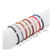 Load image into Gallery viewer, Men's Braided Bracelet | Rope Bracelet | Silver Bracelet |
