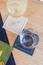 Load image into Gallery viewer, Golden Salute Cheers Luxury Disposable Cocktail Napkins
