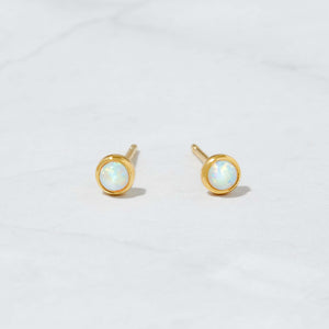 Opal Stud Earrings