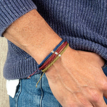 Load image into Gallery viewer, Men's Braided Bracelet | Rope Bracelet | Silver Bracelet |
