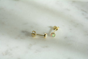 Opal Stud Earrings