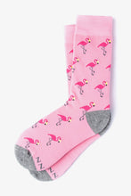 Load image into Gallery viewer, Flocking Fabulous Flamingo Socks by Alynn
