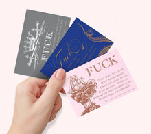 Load image into Gallery viewer, Trio of Fuck Calling Cards
