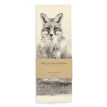 Load image into Gallery viewer, American Woodlands Collective Fox Tea Towel
