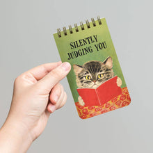 Load image into Gallery viewer, Silently Judging You - Funny 3x5 Spiral Memo Notepad
