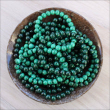 Load image into Gallery viewer, Malachite Bracelet 4mm/6mm/8mm - Crystals &amp; Stones
