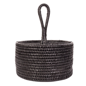 Artifacts Rattan 4 Section Caddy/Cutlery Holder