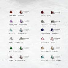 Load image into Gallery viewer, 3mm Birthstone Stud Earrings
