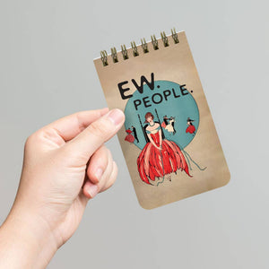 Ew, People - Funny 3x5 Spiral Memo Notepad
