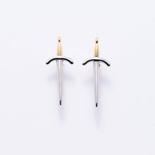 Load image into Gallery viewer, 14K Gold Plated Dagger Stud Earrings - New 🎉

