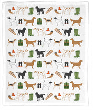 Load image into Gallery viewer, Hunting Dogs, Organic Cotton Tea Towel
