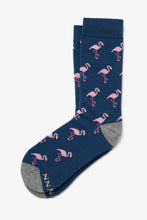 Load image into Gallery viewer, Flocking Fabulous Flamingo Socks by Alynn
