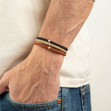 Load image into Gallery viewer, Men's Braided Bracelet | Rope Bracelet | Silver Bracelet |
